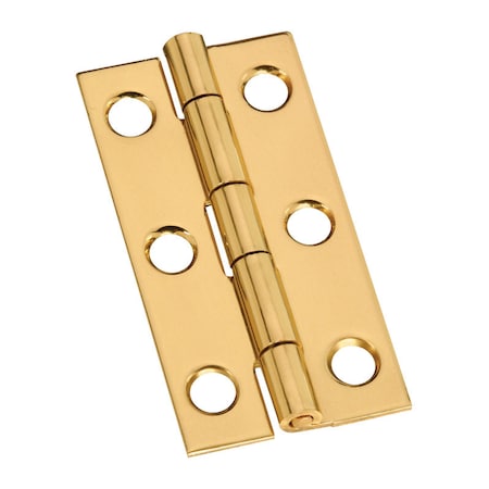 National Hardware National Hardware 2 in. L Solid Brass Narrow Hinge 2 pk N211-235